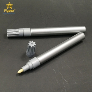 Marqueur effaçable à sec <span class=keywords><strong>pour</strong></span> <span class=keywords><strong>peinture</strong></span> Jumbo argentée Stylo vide Croquis en aluminium avec encre permanente Prix du revendeur - Product Image 1