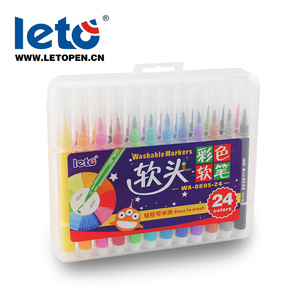 Colorful Brush Tip Washable <strong>Marker</strong> <strong>Pen</strong> - Product Image 3