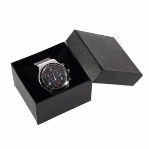 Kunden spezifische einfache Uhren box Uhr Schmucks cha tulle Uhr Geschenk verpackungs box
