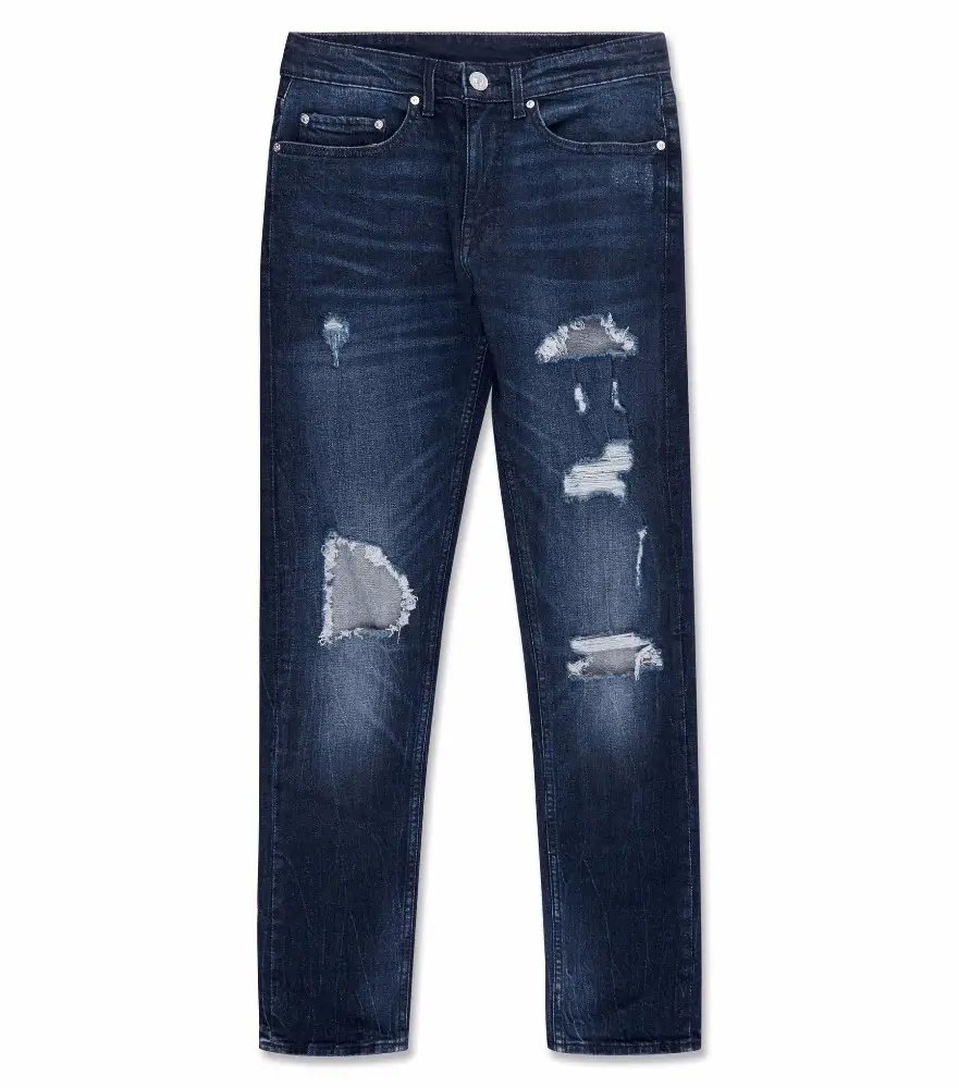 <span class=keywords><strong>Dongguan</strong></span> Fabriek Oem Service Supply Type Denim Fit Stretch Broek Man Gescheurde Jeans