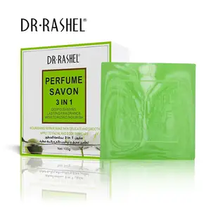 DR RASHEL Huidverzorging Parfum Savon 3 in 1 Bar Zeep Hydraterende Diepe Reiniging Natuurlijke Organische Handgemaakte Body Gezicht Zeep