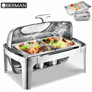 Khách Sạn Chuyên Nghiệp Chafing Món Ăn Buffet Set Thực Phẩm Hâm Nóng Chainer Nhiên Liệu Để Bán Tại Quảng Châu