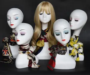 Ruilang European And American Exports Of Explosive ABS Long Neck Mannequin Head