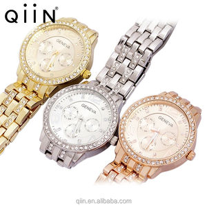 QE0101 brand Vogue Geneva rose gold timepiece women - Product Image 6
