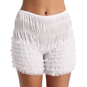 Oferta Especial: Tanga de Encaje con Volantes de Micromalla para Mujer, <span class=keywords><strong>Bragas</strong></span> Sexys con Volantes, Pantalones Cortos de Baile, Pettipant para Mujer - Product Image 1