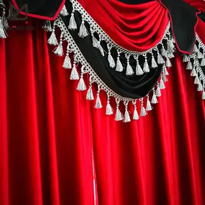 New product flexible stage curtain for sale , adjustable automatic stage curtain for decoration