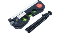 Niveau laser 4 en 1 Pro Construction, niveau laser multifonctionnel, niveaux laser à lignes croisées avec ruban à mesurer de 3 m