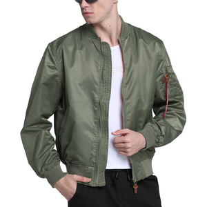 Wholesale Unisex Spring <strong>Summer</strong> Lightweight Custom Dyed Casual Waterproof 100% Nylon Bomber <strong>Jacket</strong> for <strong>Men</strong> - Product Image 3
