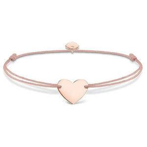 Moda personalizada de acero inoxidable de oro rosa del encanto del corazón de la joyería de la amistad de Nylon ajustable <span class=keywords><strong>pulsera</strong></span> de cordón - Product Image 1