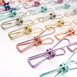 Custom Cheap Wholesale Fish Shaped Multi-purpose Clothesline Utility Metal Steel Wire Binder Paper Clip