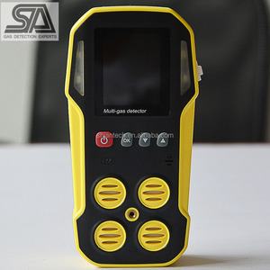 Detector de gás portátil no2 co2 co h2s, multi 4 analisador detector de gás com sensores de importação e preço de fábrica - Product Image 3