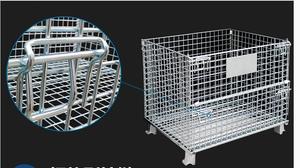 Quy mô an ninh mạ kẽm nhiệm vụ nặng nề dây lưới Pallet lồng nhiệm vụ nặng nề kệ lưu trữ kệ đơn vị lồng hiển thị - Product Image 4