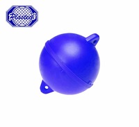 PLASTECH 75 mm 300 Metre Kırmızı UV Dayanımlı ABS Küresel Uzun Olta Balıkçılığı Şamandırası Çift Gözlü Halat Tutucu Tasarımlı Yüksek Su Seviyesi İçin Uygun