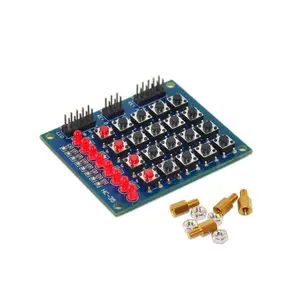 Okystar OEM/ODM 8 LED 4x4 Push Buttons Matrix Keyboard Module 4x5 Matrix Keypad