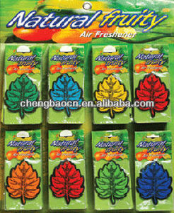 De papel cb-a1118 coche ambientador de aire/aroma de lavanda de papel ambientador para el coche para los regalos promocionales - Product Image 1