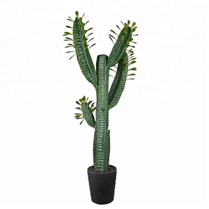 En Plastique dur 135cm Plante De <span class=keywords><strong>Cactus</strong></span> Pour Bureau <span class=keywords><strong>Cactus</strong></span> Plante Faux Grand <span class=keywords><strong>Cactus</strong></span> Conception - Product Image 1