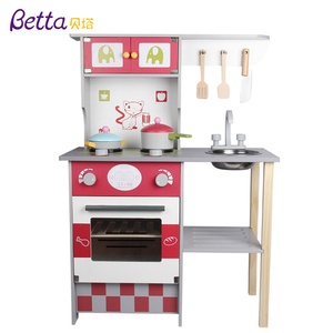 En bois Semblant Cuisine Jouet Sûr Enfants <span class=keywords><strong>Portique</strong></span> - Product Image 1
