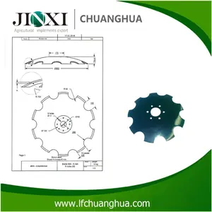 Aratro di rottura del disco agricolo della lama del trattore