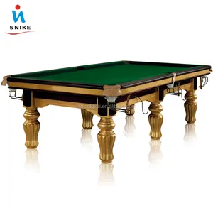 Meja Billiard Eropa Superior 8 Kaki dengan Taplak Meja Billiard