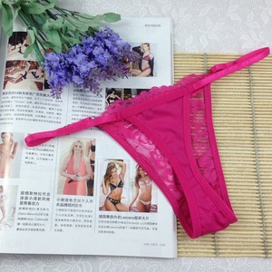 Tanga de encaje sexy transparente de tamaño ajustable - Product Image 5