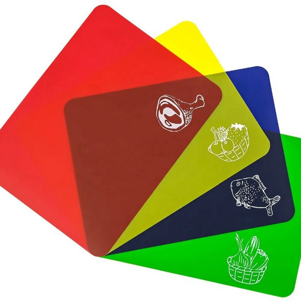 Placas de corte de doces, conjunto de 4 máscaras revestidas de cores