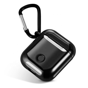 Electroplate เคสป้องกัน TPU,สำหรับ Airpods <span class=keywords><strong>Air</strong></span> Pods พร้อมพวงกุญแจ - Product Image 3