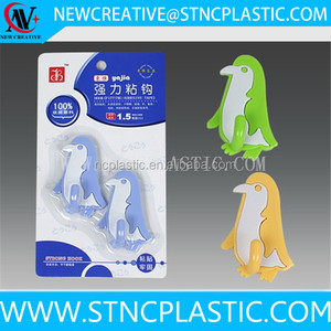 rabit <span class=keywords><strong>Daiichi</strong></span> từ đơn prong áo choàng móc niken mờ nhựa j móc với dải băng dán - Product Image 3