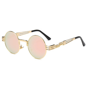 نظارات شمسية دائرية عتيقة الطراز 10030 سوبرهوت، نظارات شمسية بتصميم ستيم بانك - Product Image 4