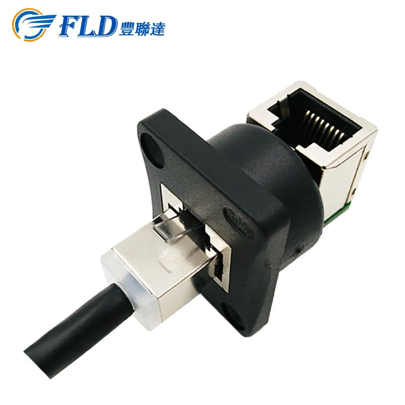 الصين مصنع suppliered RJ45 RJ45 إشارة المقبس 90 زاوية الوصول إلى الإنترنت