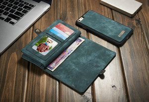 Cartera de Cuero multifuncional con tapa posterior de cuero para iPhone 6 / 6 plus ,new arrived leather case for iPhone 6 / 6plu - Product Image 2