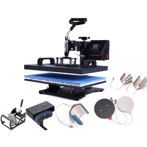 8 in 1 Combo 12X15 Inch Multifunction 승화 평 아이언 맨 (Iron 야구 Digital Swing Away Transfer 열 Press Machine - Product Image 1