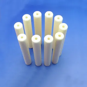 Alumina Ceramic Tubes/pipes High Hardness Alumina Al2O3 Ceramic Pipe Ceramic Tube