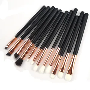 12pcs cheap cosmetic eyeshadow eye brush set makeup brush