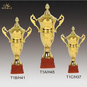 Gold Color Metal Cup Metal Trophy Award