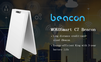 Harga terbaik Moko H3 BLE 5.0 NFC Beacon Tag IP67 tahan air IBeacon Eddystone untuk akses kontrol kartu