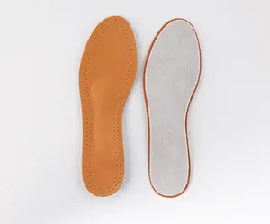 M3 Ginger-plantilla ortopédica perforada para cuidado de pies, espuma de poliuretano, Mirco-leather