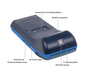 Built in Receipt printer pos terminal Bluetooth WIFI 4G with QR code camera and 5.5 ''capacitif screen touch <span class=keywords><strong>M2</strong></span> - Product Image 6