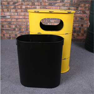 Cubo de Basura de Hierro <span class=keywords><strong>Estilo</strong></span> <span class=keywords><strong>Industrial</strong></span>, Decoración Vintage de Moda, Decoración Creativa para Bar u Oficina, Cubo de Basura con Diseño de Hidrante - Product Image 5