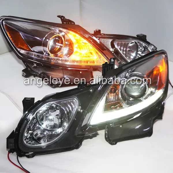 Lexus için GS300 GS350 GS430 GS450 LED far ön lamba 2006-2011 yıl gümüş konut SN