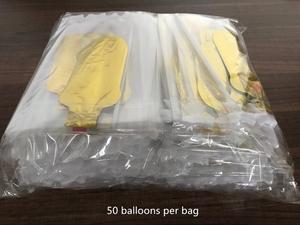 5 pouces Vente Chaude Mini Taille 0 À <span class=keywords><strong>9</strong></span> Numéro Argent Or Feuille Ballon Pour La Décoration De Gâteau - Product Image 3