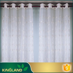 Made in china luxe <span class=keywords><strong>balcon</strong></span> utilisation Organza broderie <span class=keywords><strong>rideau</strong></span> - Product Image 1