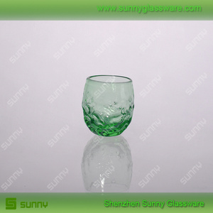 Rond vert verre bougeoir à la main avec <span class=keywords><strong>anomalie</strong></span> motif - Product Image 4