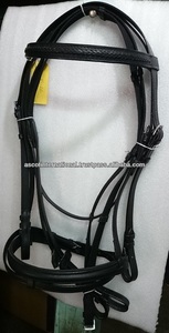 Vente en gros, cuir véritable, bride de course de cheval, Dressage, escargot, équipement équestre, accessoires, léger, noir, marron, bas quantité minimale de commande - Product Image 6