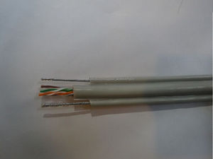 U/UTP Cat5e plana <span class=keywords><strong>el</strong></span> ascensor cable para cámara cctv - Product Image 2