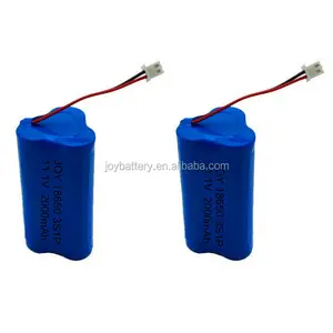 Paket Baterai Isi Ulang Li-ion, 3S1P 18650 11.1V 2000MAh, untuk Penyedot Debu