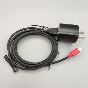 Carregador de parede rápido 2.4a, 5v, 2.4a, cabo 6ft para verizon, iphone, tipo c, android, micro usb com pacote