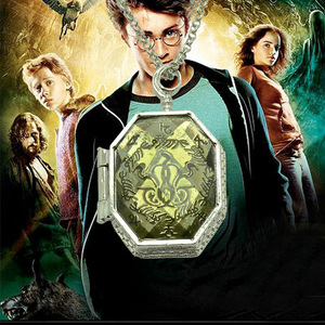 Harry P Otter Film Slytherin Liontin Horcrux Liontin Kalung Perhiasan