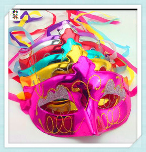Maschere per feste in maschera fantasia matrimonio colori plastica economici HPC-3509 - Product Image 3