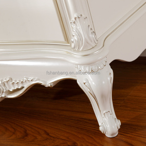 Cómoda de Madera Blanca de Estilo <span class=keywords><strong>Provincial</strong></span> Francés con 5 Cajones - Product Image 4