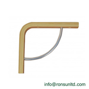 <span class=keywords><strong>Étagère</strong></span> murale en contreplaqué laminé robuste avec supports en bois - Product Image 6